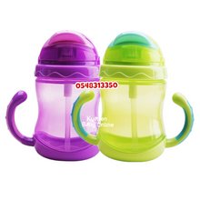 Load image into Gallery viewer, Baby Sippy Cup With Straw And Handle (Dr.Annie's) Flip 'n' Sip - Kyemen Baby Online
