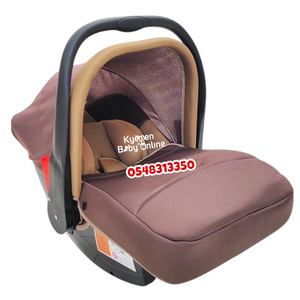 Baby Car Seat Carrier (Joy) Brown - Kyemen Baby Online