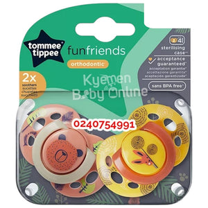 Tommee Tippee Pacifier (Fun Friends Orthodontic) Pacifier / Soother - Kyemen Baby Online