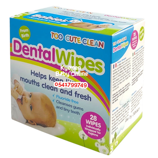 Dental / Oral Wipes (Too Cute Clean) 28pcs - Kyemen Baby Online