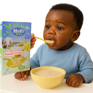 Hero Baby Cereal (Rice And Banana With Milk) 4m+ - Kyemen Baby Online