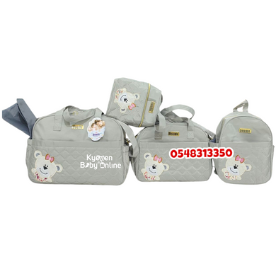 Diaper Bag (Deellt 4 in 1) My Teddy - Kyemen Baby Online