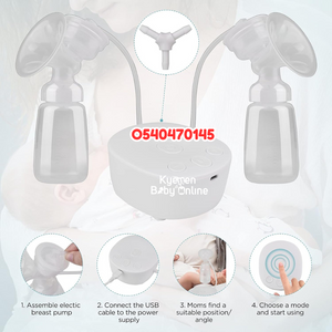 Electric Breast Pump Double (Hello Mom MY-371) - Kyemen Baby Online