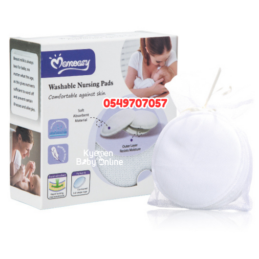 Washable Breast Pad / Maternity / Nursing Pad (Momeasy) 6pcs