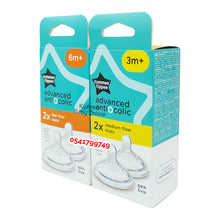 Load image into Gallery viewer, Tommee Tippee Advanced Anti-colic Teat  2pcs (6m+, 3m+) - Kyemen Baby Online
