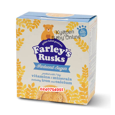 Farley's Rusks Biscuits(Reduced sugar)6m+ - Kyemen Baby Online
