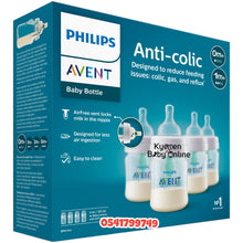 Load image into Gallery viewer, Baby Bottle (Avent Anti Colic Bottle) 4pcs 0m+ and 1m+ - Kyemen Baby Online
