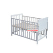 Load image into Gallery viewer, Baby Wooden / White Wooden Cot Baby Bed / Baby Crib [Showroom Display] Discounted - Kyemen Baby Online
