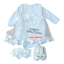 Load image into Gallery viewer, Baby Girl Christening Dress (0-6m) PinkyDolls - Kyemen Baby Online
