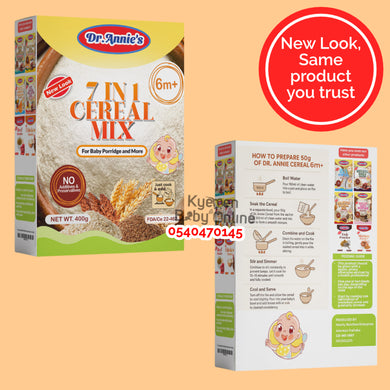 7 In 1 Cereal Mix Tom Brown (Dr Annie's) 7m+ 500g - Kyemen Baby Online