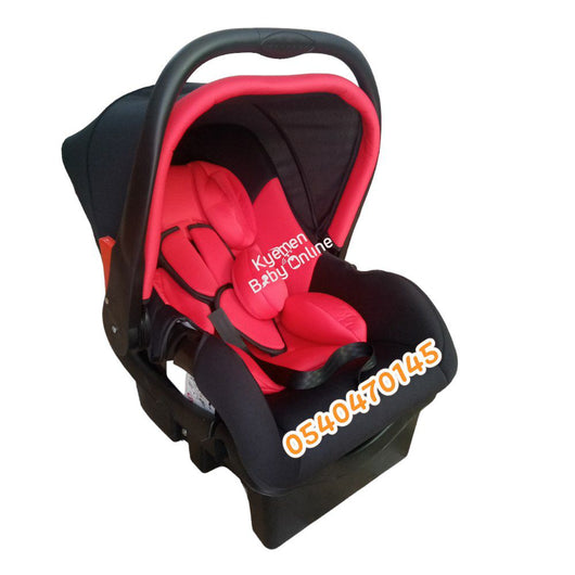 Car Seat Carrier With Base (011-5988882 )All Red - Kyemen Baby Online