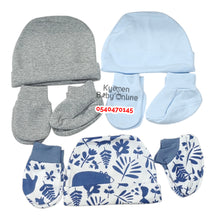 Load image into Gallery viewer, Baby Hat, Socks And Mittens (3pcs) - Kyemen Baby Online
