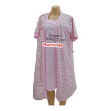 Load image into Gallery viewer, Breastfeeding Nightwear/ Nighty With Coat/ Yimiasha / Flowers - Kyemen Baby Online

