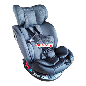 Baby Car Seat (Kidilo 360° Rotation G406 Pro) Black