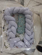Load image into Gallery viewer, Baby Bed (Baby Lounger / Portable Infant Co Sleeper Bassinet With Spiral Bumper / Baby Nest)
