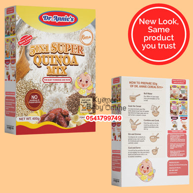 5 In 1 Super Quinoa Mix (Dr Annie's) 6m+ 400g - Kyemen Baby Online
