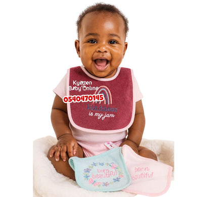 Baby Bib (Hudson Baby) 3 in 1 Bebe - Kyemen Baby Online