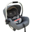 Load image into Gallery viewer, Car Seat Carrier (Kidilo) Grey With Silver Handle
