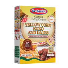 Load image into Gallery viewer, Yellow Corn Koko And Dates (Dr Annie's) 6m+ 400g - Kyemen Baby Online
