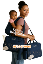 Load image into Gallery viewer, Diaper Bag (Deellt 2 in 1) Web - Kyemen Baby Online
