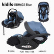 Load image into Gallery viewer, Baby Car Seat Carrier (Kidilo KBH602) Grey
