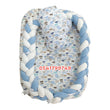 Load image into Gallery viewer, Baby Bed (Baby Lounger / Portable Infant Co Sleeper Bassinet With Spiral Bumper / Baby Nest)
