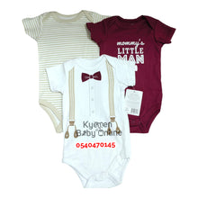 Load image into Gallery viewer, Baby Bodysuit (3pcs) Suspender - Kyemen Baby Online
