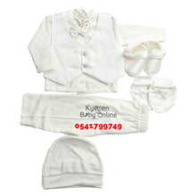 Load image into Gallery viewer, Baby Boy Christening Top And Down (Petite Ponpon) 0-5Months (D)
