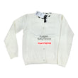 Load image into Gallery viewer, Baby Sweater/ Cardigan (Cream With Black)
