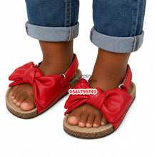 Load image into Gallery viewer, Baby Girl Birkenstock Sandals (Old Navy) Red - Kyemen Baby Online
