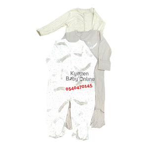 Baby Sleep Suit / Sleep Wear / Overall (Mamas And Papas 3pcs) 9-12m - Kyemen Baby Online