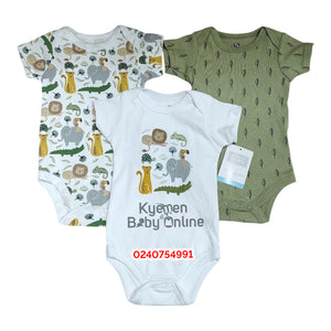 Baby Bodysuit (3Pcs) Pookie 0-3 Months