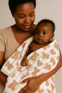Baby Blanket (Hudson Baby) 30×40 inch / 76×102cm (Odo) - Kyemen Baby Online