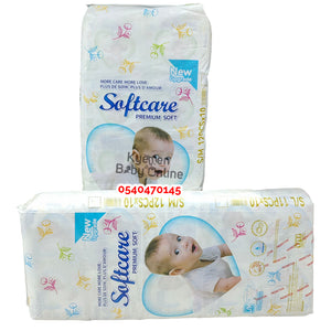 Baby Diapers (Softcare Premium Soft) 10-Pack Sac