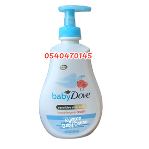Dove Baby Sensitive Skin Care (Hypoallergenic wash) 384ml - Kyemen Baby Online