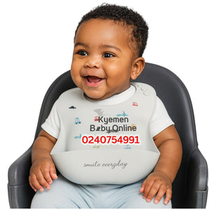 Baby Silicone Bib (Dr Annie's) - Kyemen Baby Online