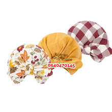 Load image into Gallery viewer, Baby Turban 3Pcs (Hudson Baby) Acorn Botanical (0-6m)
