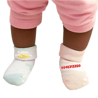 Baby Girl Socks 3 Pairs (Spring) 0-9 Months - Kyemen Baby Online