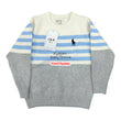 Load image into Gallery viewer, Baby Sweater / Cardigan ( Cream With Blue)
