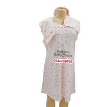 Load image into Gallery viewer, Breastfeeding Nightwear With Inner, Bonnets,Hat And Cotsheet (Bebe And Mama Floral) - Kyemen Baby Online
