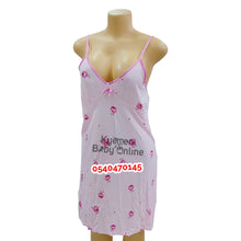 Load image into Gallery viewer, Breastfeeding Night Gown With Inner And Short Sleeves Coat (Suimeiran / Size 6-12) - Kyemen Baby Online
