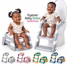Load image into Gallery viewer, 2 In 1 Toilet Ladder / Potty Steps / Toilet Seat (BC301)
