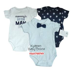 Baby Bodysuit (3Pcs) Pookie 0-3 Months