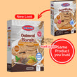 Load image into Gallery viewer, Dr Annie&#39;s Oatmeal Biscuits ( With Fenugreek, Fennel, Moringa,Chia and Flax seed)

