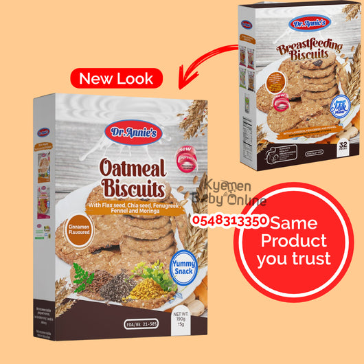 Dr Annie's Oatmeal Biscuits ( With Fenugreek, Fennel, Moringa,Chia and Flax seed)