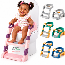 Load image into Gallery viewer, 2 In 1 Toilet Ladder / Potty Steps / Toilet Seat (BC301)
