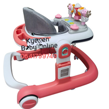 Load image into Gallery viewer, 4-In-1 Baby Walker With Music, Push Walker, Feeding Table Without Interactive Toys (510) - Kyemen Baby Online

