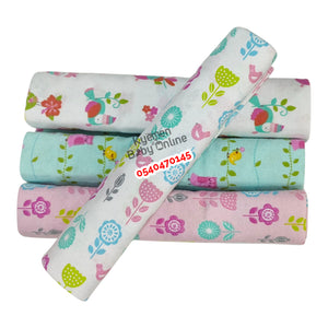 4 In 1 Coloured Cotsheet / Receiving Blanket (One Yard) Minnie Kolaco - Kyemen Baby Online