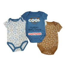 Load image into Gallery viewer, Baby Boy Bodysuit ( 3pcs) Millie &amp;Myles   Cool
