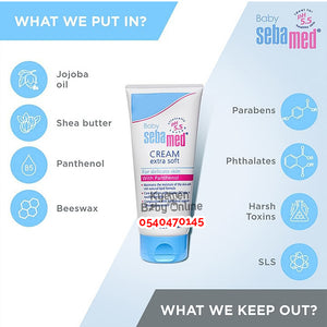 Sebamed Baby Cream (Extra Soft) 200ml - Kyemen Baby Online